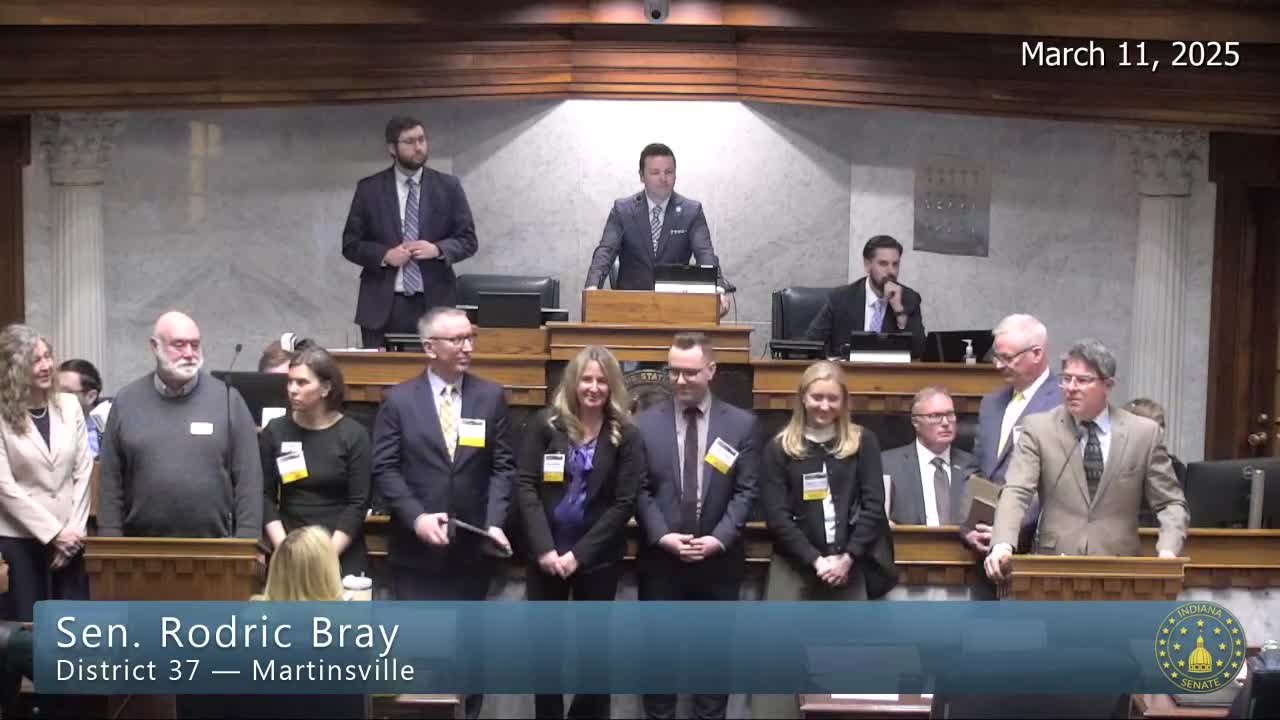 Senate recognizes Owen County Chamber of Commerce centennial achievements