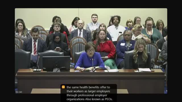 Maryland committee reviews Small Business Benefit Act to enhance health insurance access