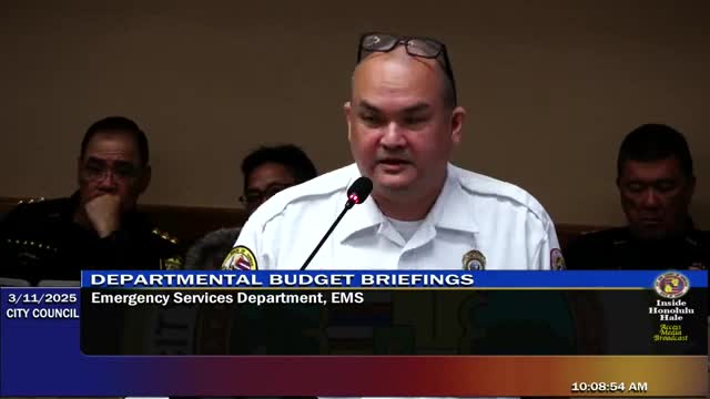 Honolulu Police Chief Logan details $390M budget proposal for 2026 fiscal year