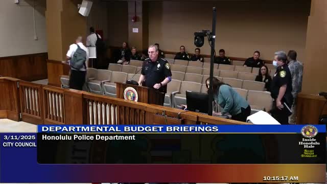 HPD seeks $390.5M for FY 2026; chief highlights vehicle and radio replacement and hiring challenges