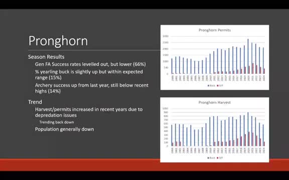 Nebraska wildlife report reveals declining pronghorn populations and reduced hunting permits