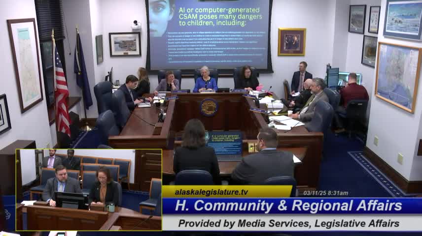 Alaska lawmakers introduce bill to combat AI-generated child abuse images