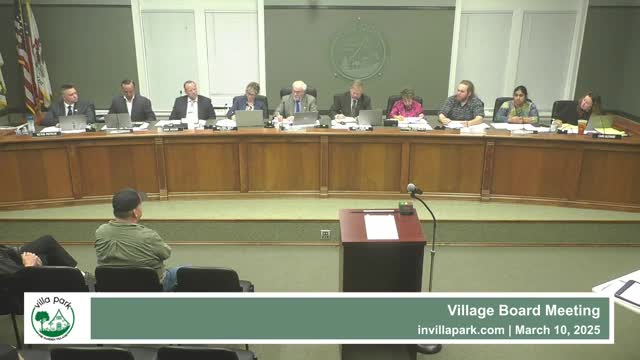 Villa Park trustees debate gambling licenses and local business impacts