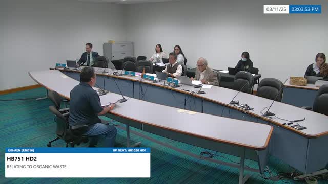 Senate committees narrow HB 751, remove compostable packaging from organic-waste definition and defer effective date