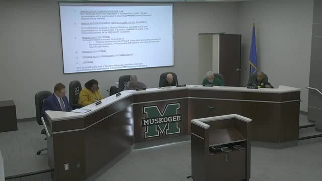 Muskogee board approves calendar change: two of five snow days will be made up in late May