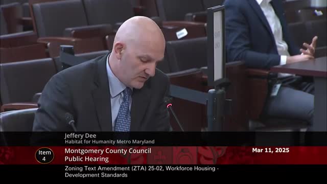 Montgomery County Council faces backlash on housing density changes and ZTA 25-02