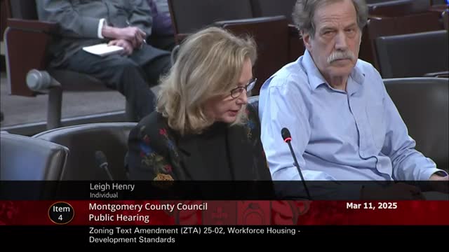 Council debates housing supply reforms amid mixed community responses in Montgomery County