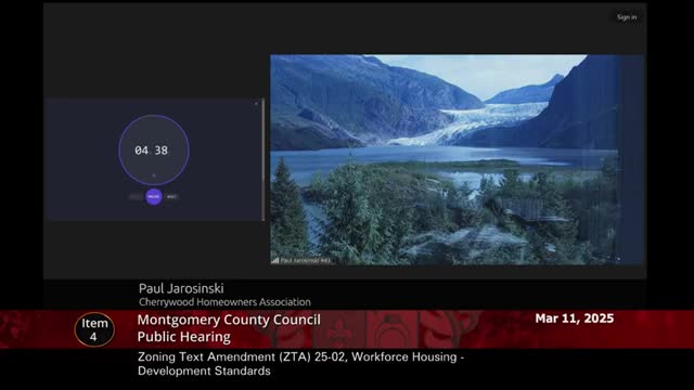 Montgomery Council faces backlash over ZTA housing upzoning proposal and fiscal concerns