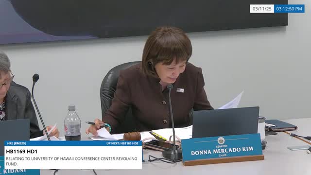 Senate committee passes housekeeping bill to consolidate UH conference center funds