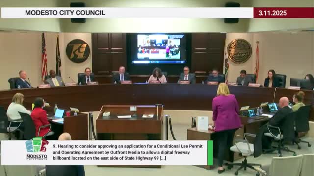 Modesto City Council approves digital billboard agreement with Outfront Media LLC