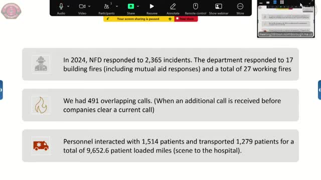 Fire chief outlines capital plan: new ambulance sought from revolving fund, request for turnout-gear replacement