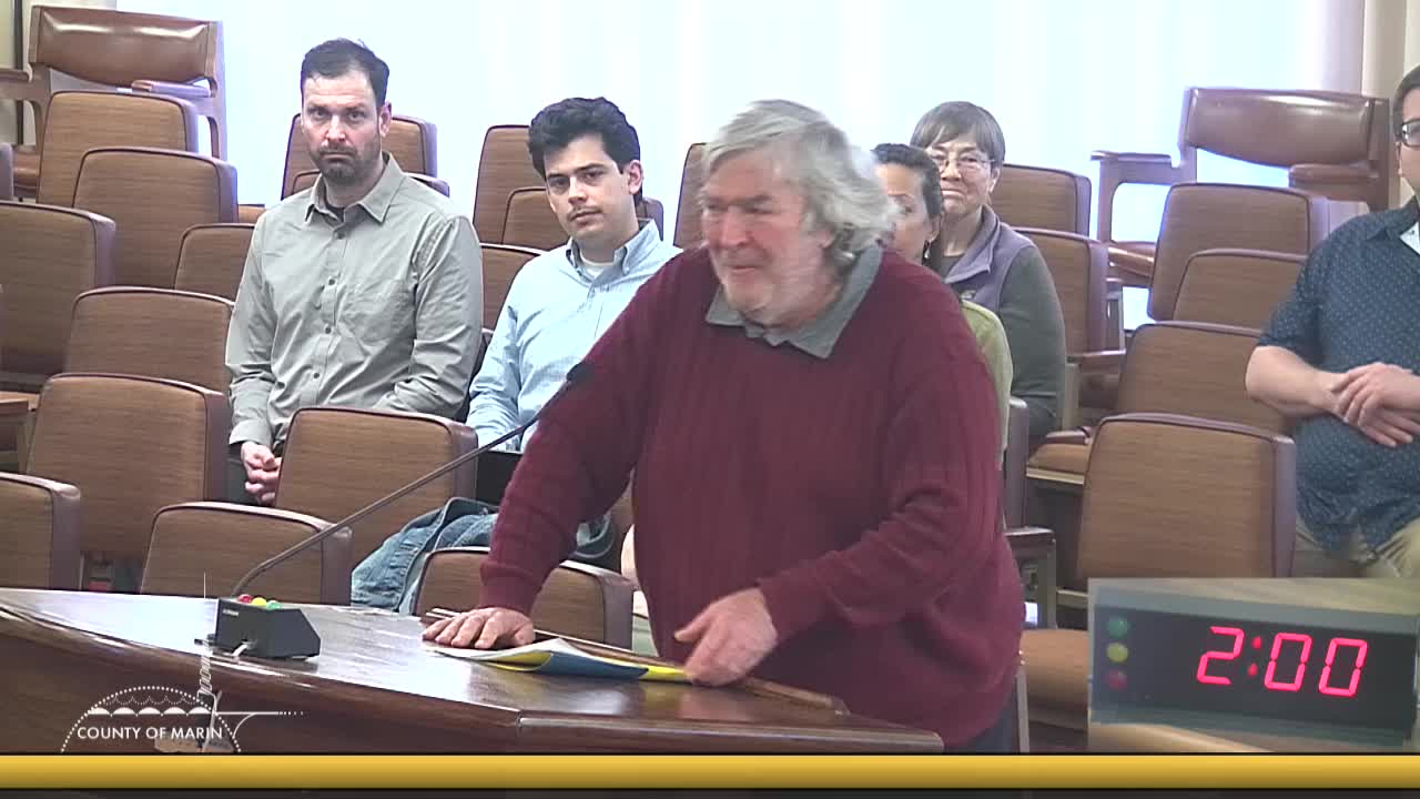 Speaker calls for action on sea level rise development code revisions