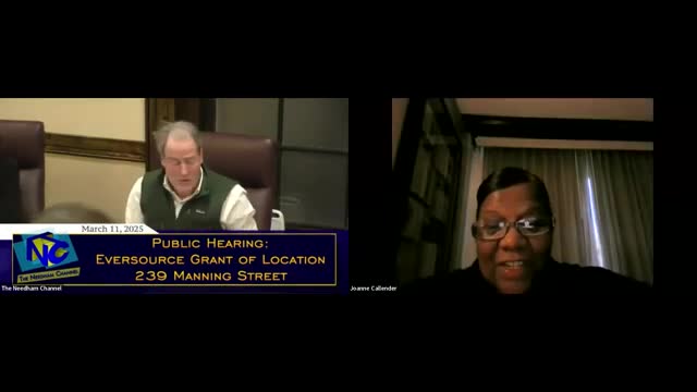 Select Board approves Eversource petition to install conduit on Manning Street