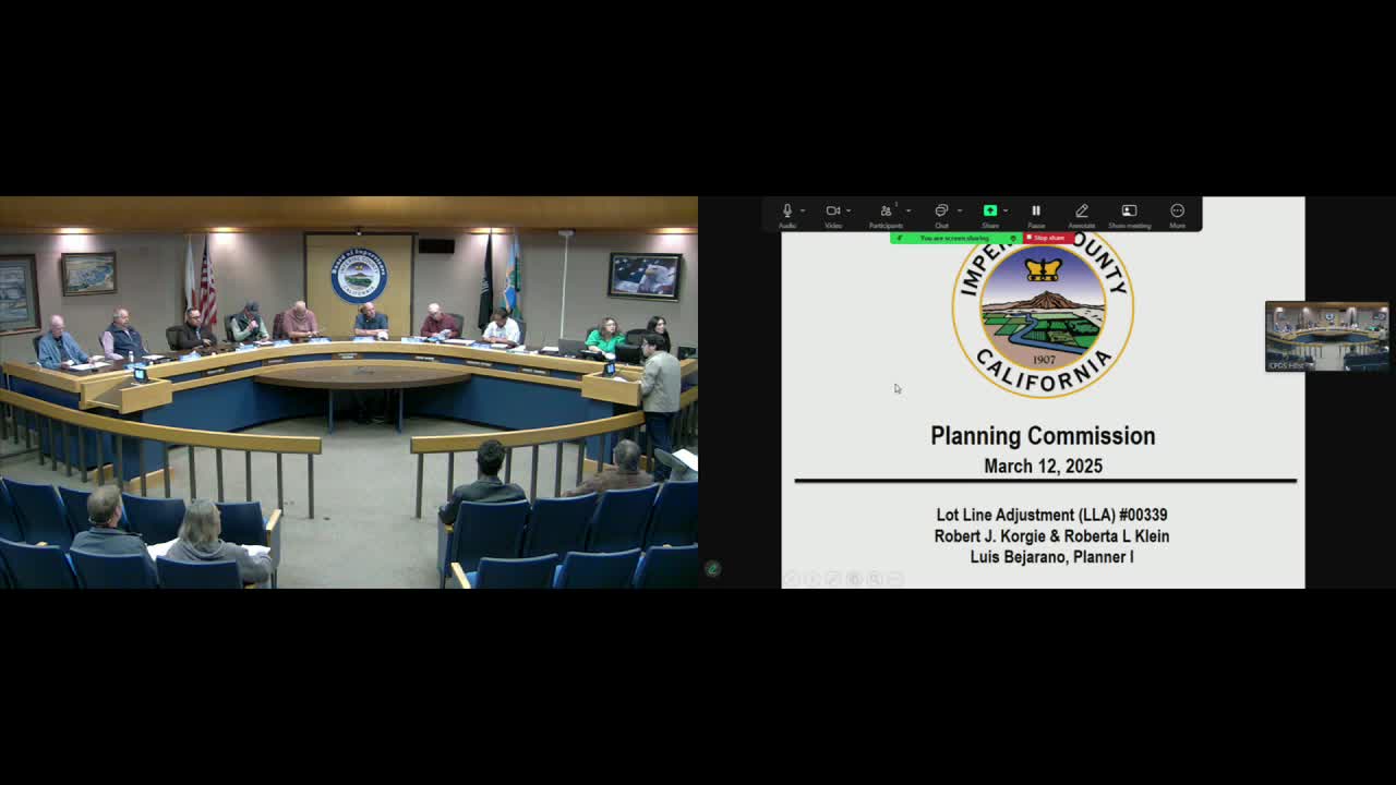 Planning commission approves lot line adjustment in Ocotillo to resolve house encroachment