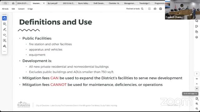 Clear Lake updates fire mitigation fee structure after 31 years