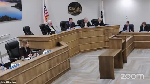 Clear Lake Council ratifies emergency declaration for storm-related landslide damage