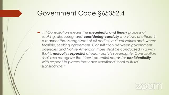Workshop highlights AB 52 regulations for California tribal consultation in environmental reviews