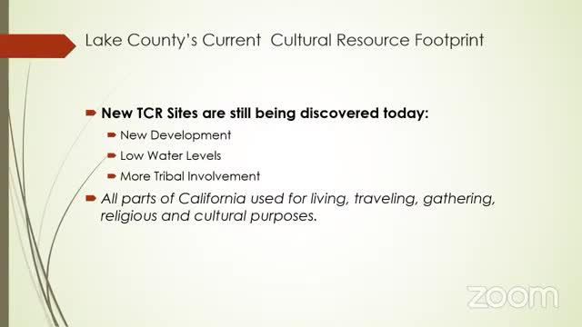 Tribal representatives stress importance of cultural resources in California development talks