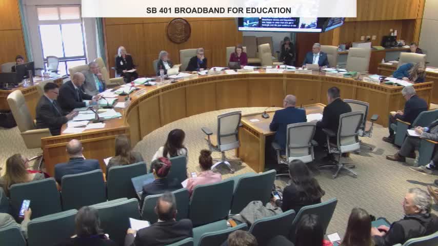 Senate panel OKs bill to fund statewide education technology infrastructure and move oversight to broadband office