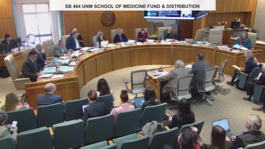 Senate Committee discusses $38M funding for UNM hospital projects and home repair programs