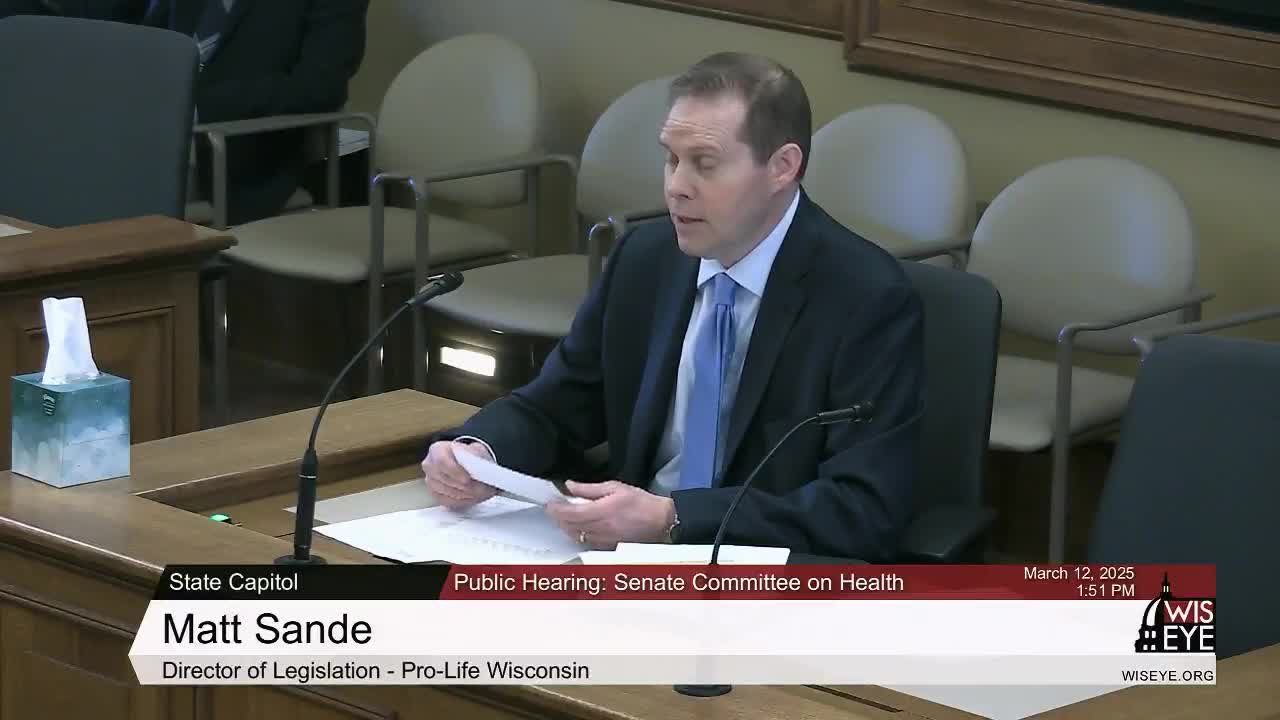 Wisconsin lawmakers discuss palliative care bill amid euthanasia concerns
