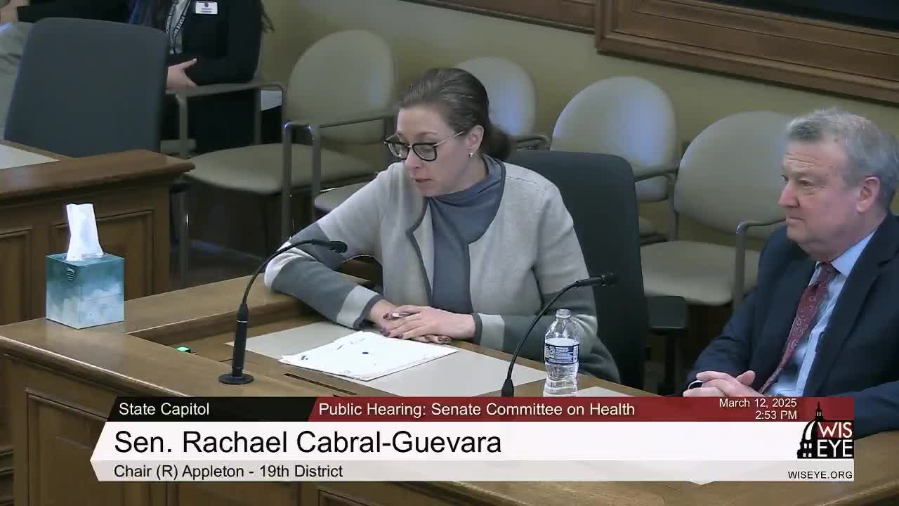 Wisconsin Senate committee debates Senate Bill 42 for pharmacist-prescribed contraception