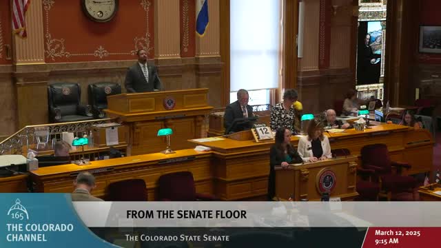 Colorado Senate adopts resolution recognizing Women's History Month