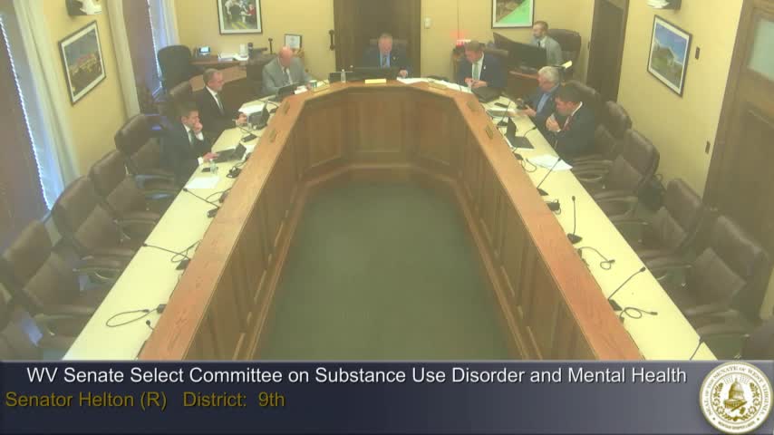 West Virginia Senate Committee advances substance use disorder treatment center bill