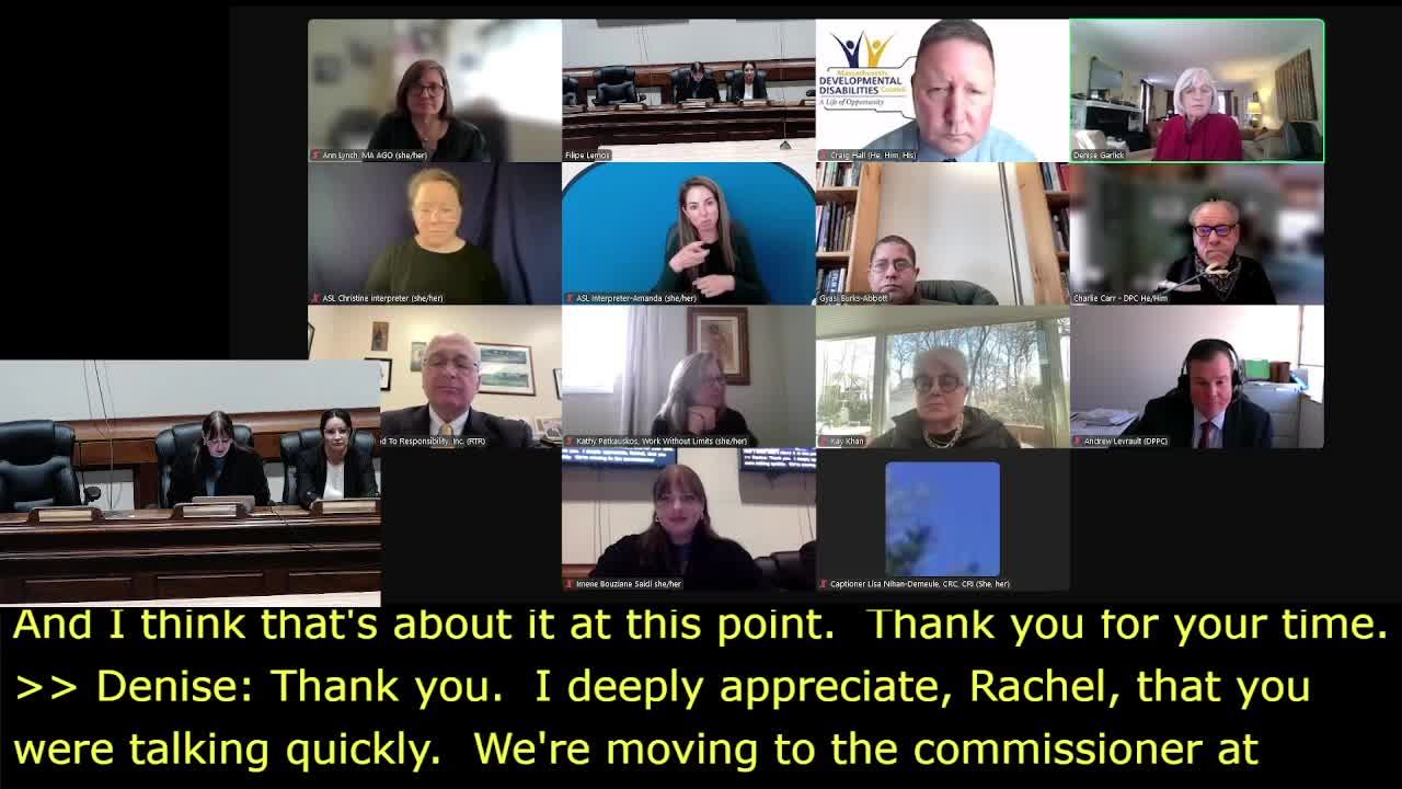 Health equity subcommittee plans roundtable on disability issues and workforce challenges
