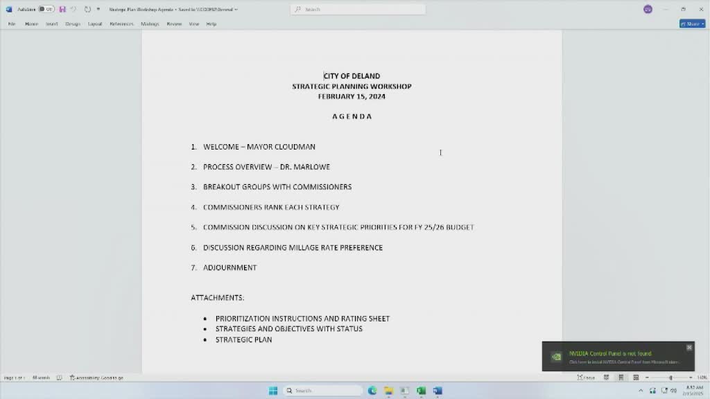 DeLand commissioners focus on employee retention, capital needs as budget outlook tight