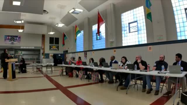Assistant Principal Turner showcases Sunset Ridge Middle's IB program achievements