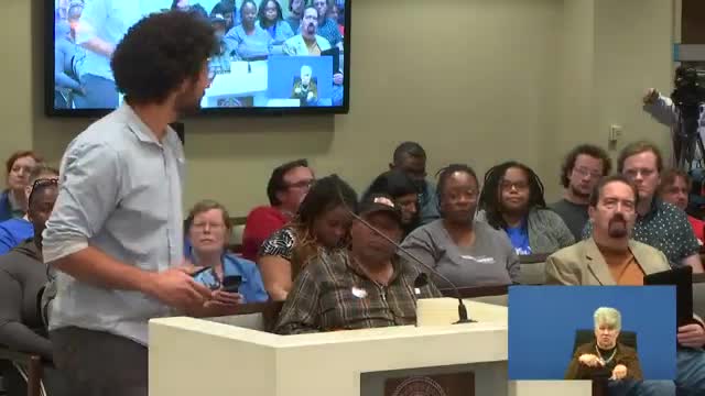 Attorney Ron Haley urges council to prioritize victims over legal disputes