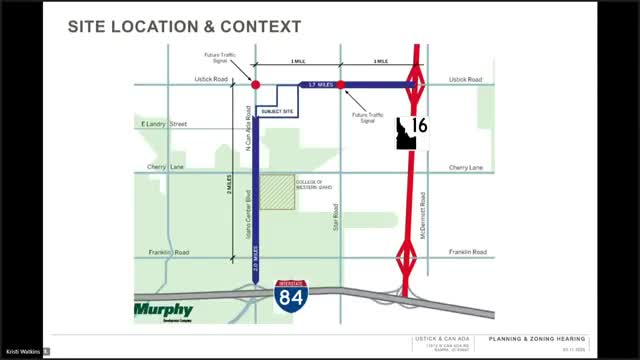 City partners on Ustick Road sewer project to support new development site