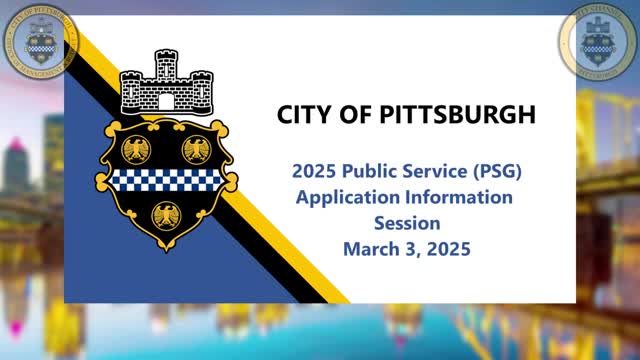 OMB Community Development outlines 2025 public service grant application process