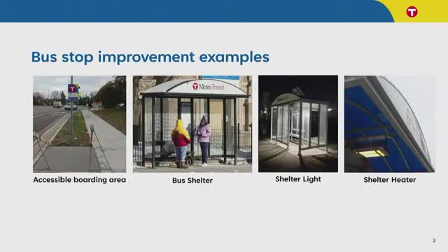 Metro Transit upgrades bus stops with shelters lighting and heating for improved rider safety