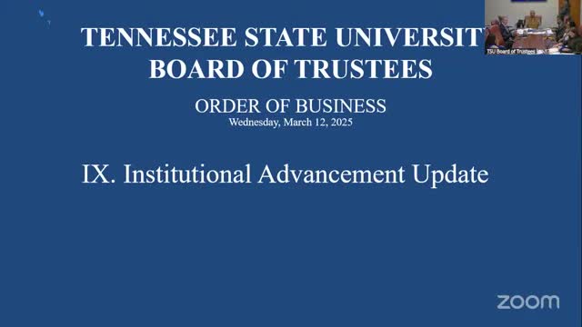 Doctor Tony reports TSU fundraising progress amid challenges and increased alumni engagement