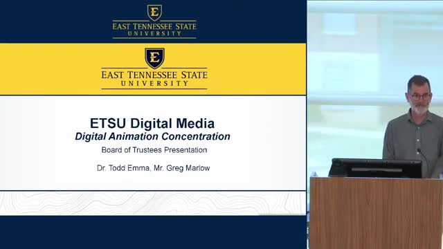 ETSU showcases top-ranked animation program and student success stories