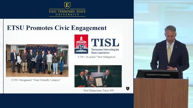 East Tennessee State University celebrates student achievements and elects new board leadership