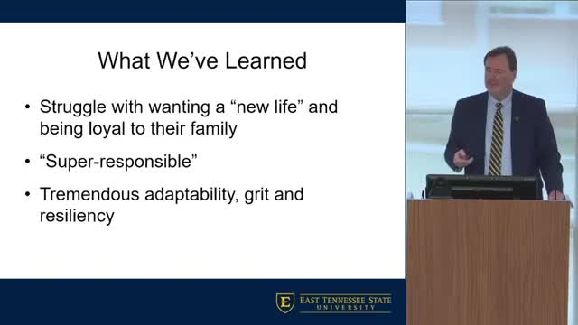 ETSU veteran student shares resilience and success story at Trio event