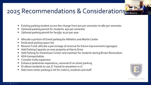 Johnson City considers parking fee increase to support improved transit services