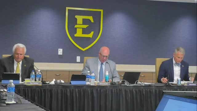 ETSU honors Amir Sheikh and nominees Trenton White during board meeting