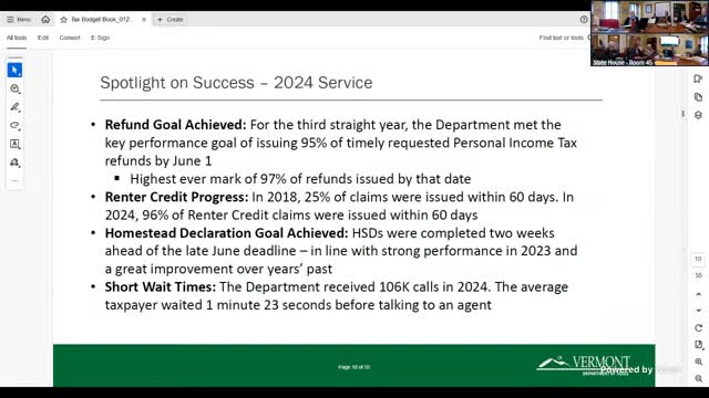 Department achieves 97% timely income tax refunds for third consecutive year