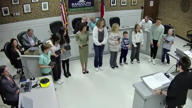 Randolph County School System honors October star employee Daryl Davis from Franklinville Elementary