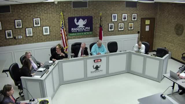 Randolph County School Board honors students and discusses community challenges