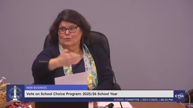 Chelmsford School Committee approves 10 new students for School Choice program