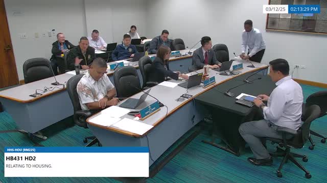 Hawaii Legislative Committee Approves Amendments for Supportive Housing Initiatives