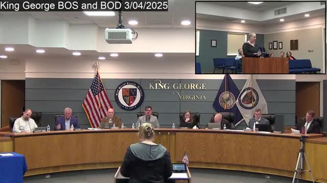 Diane Lamoy urges King George County to address noise pollution from landfill and gas plant