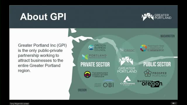 Greater Portland Inc announces job creation and regional marketing strategy to combat negative perceptions