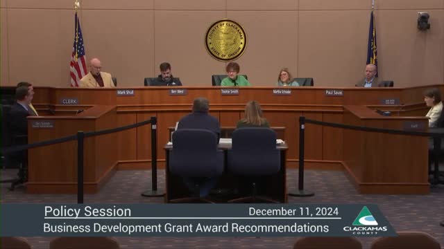 Commissioner Schrader promotes new funding program for local chambers and businesses