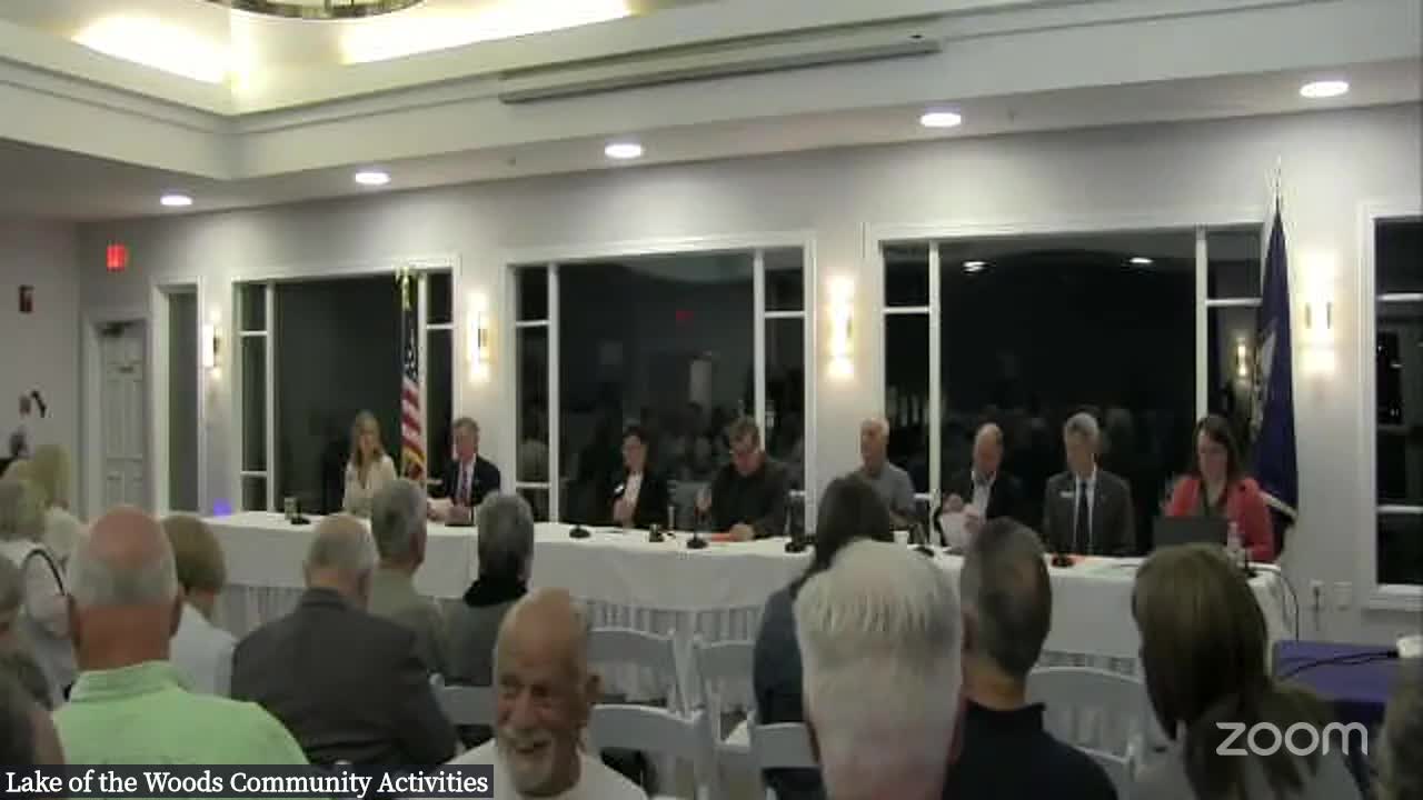 Lake of the Woods Association addresses Orange County Board on water and planning concerns